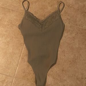 Victoria’s Secret Pink shelf bra too bodysuit
